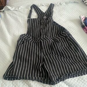 Striped Overall Shorts (INV# 25)
